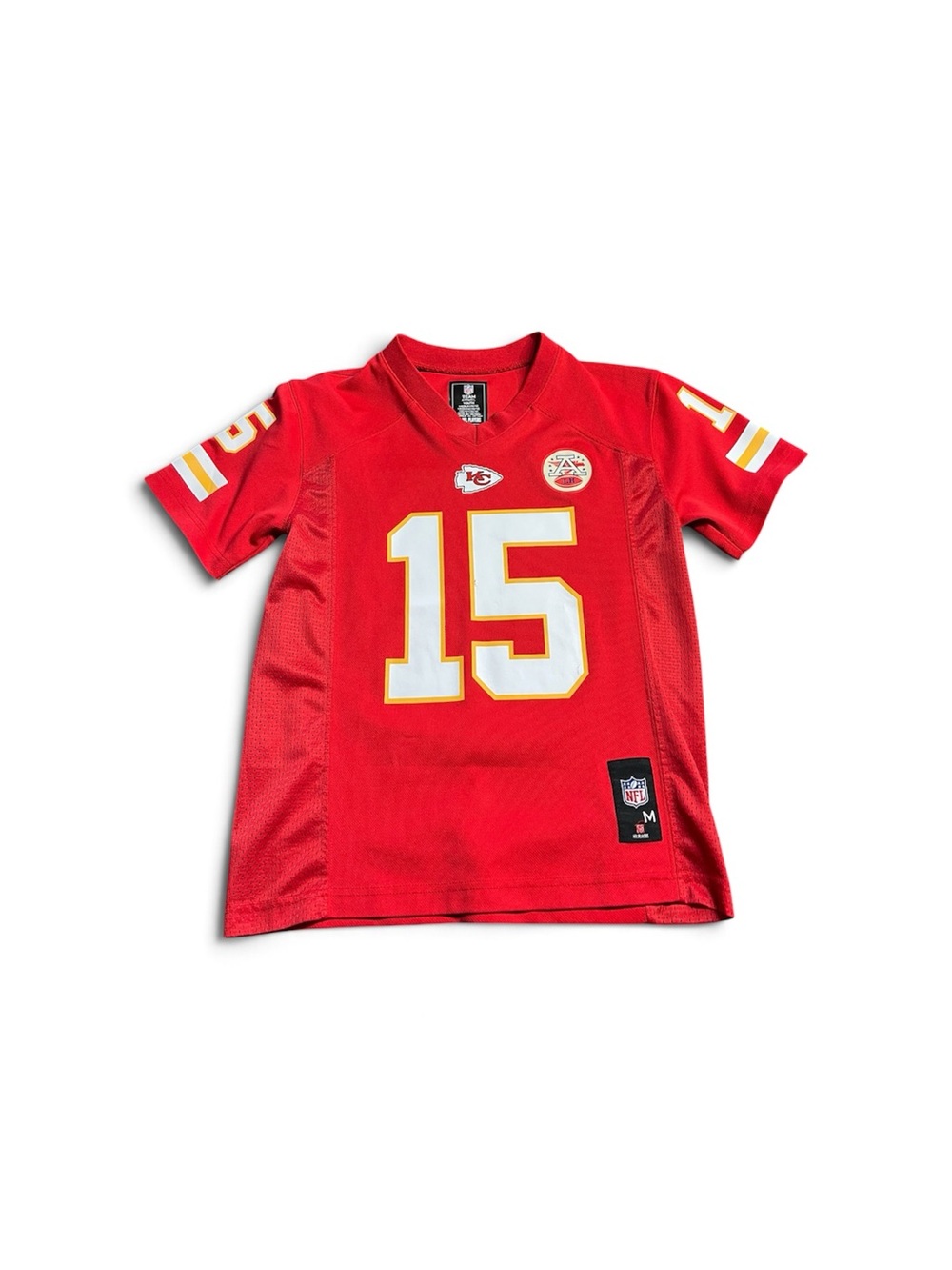 Mahomes #15 NFL Kansas City Chiefs Youth Medium 10/12 Red Jersey